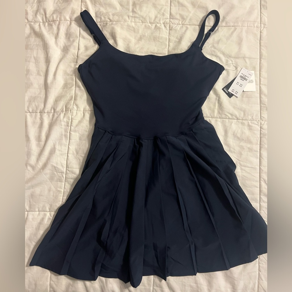 Hollister Blue Sleeveless Scoop Neck Sundress